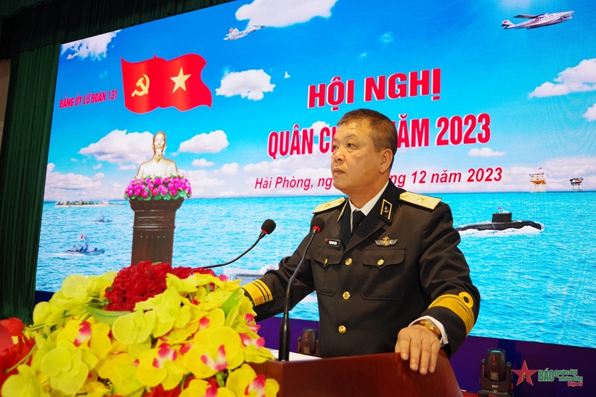 Lữ đoàn Công binh 131 tổ chức Hội nghị Quân chính năm 2023